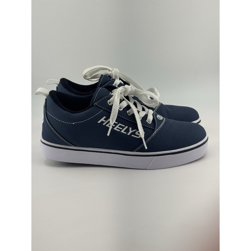 Heelys Pro 20 Men's Sz 8 Navy Blue Canvas Wheeled Skate Sneakers Shoes HE100758